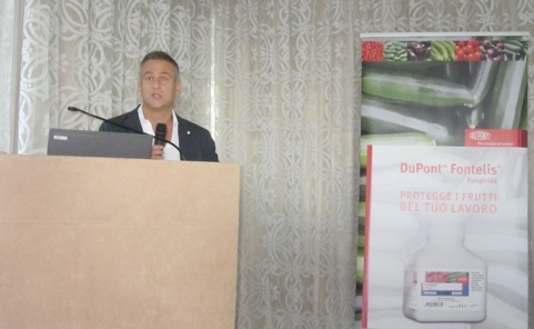 DuPont, Renzo Pedretti durante la presentazione di Fontelis