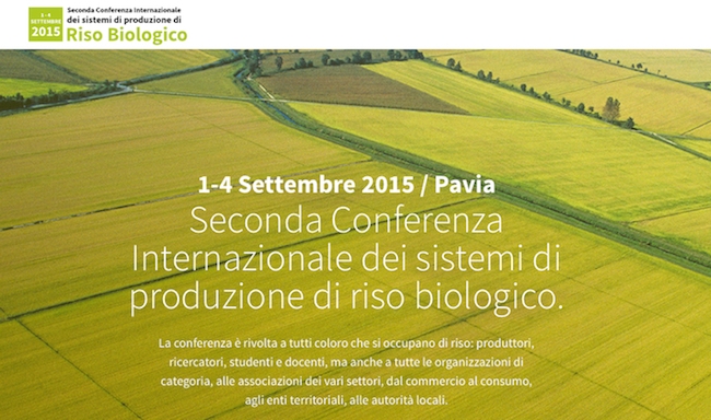 Seconda Conferenza Internazionale dei sistemi di produzione di riso biologico