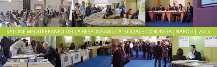 Napoli, 29 marzo, Salone mediterraneo della responsabilità sociale condivisa
