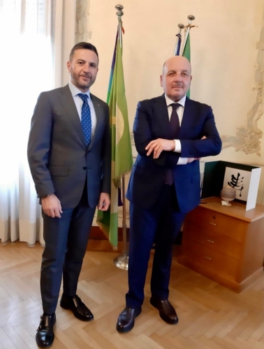 Da sinistra: Nicola De Vita, presidente della Commissione Bio di Italmopa e Dino Scanavino, presidente Cia Agricoltori Italiani