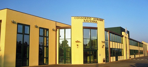 La sede centrale del Consorzio agrario di Ravenna a Cotignola