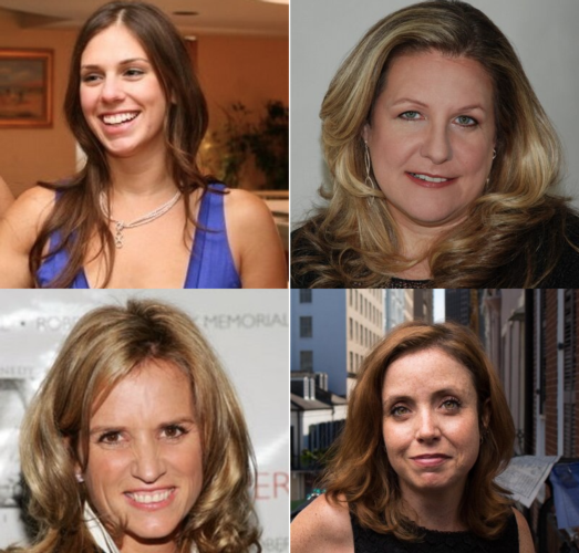 Dall'alto a sinistra: Danielle Gould, Diane Hatz, Kerry Kennedy e Danielle Nierenberg