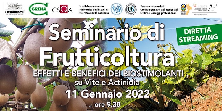 EVENTO - Seminario di Frutticoltura, effetti e benefici dei biostimolanti su vite e actinidia - le news di Fertilgest sui fertilizzanti
