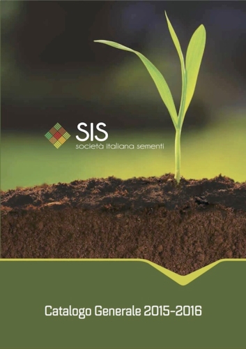 La copertina del Catalogo sementi Sis 2015