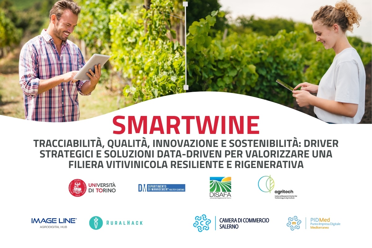SmartWine - evento viticoltura digitale Napoli con Centro Nazionale Agritech e UniTo
