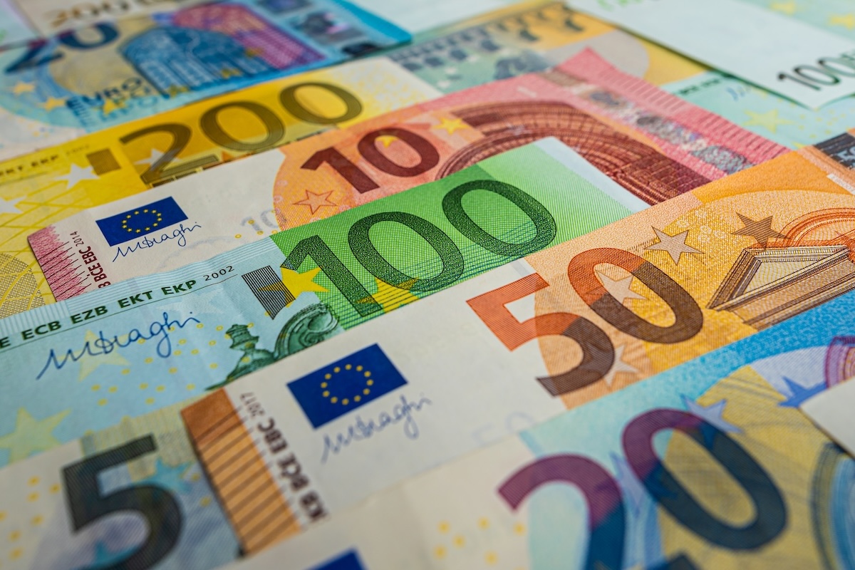 Soldi, euro: vari tagli di banconote