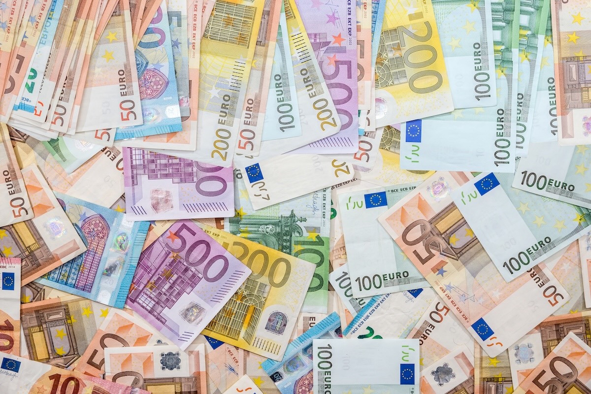Banconote di euro, soldi