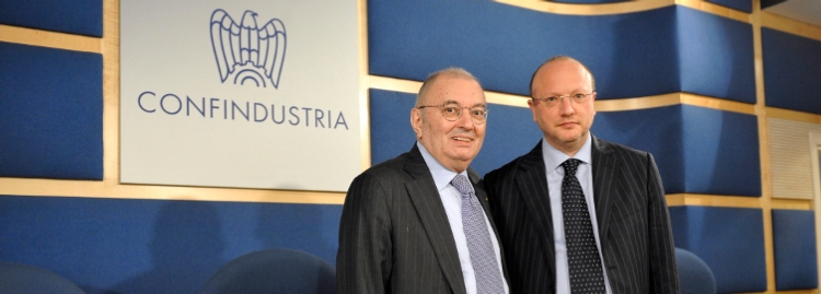 Da sinistra: Giorgio Squinzi e Vincenzo Boccia