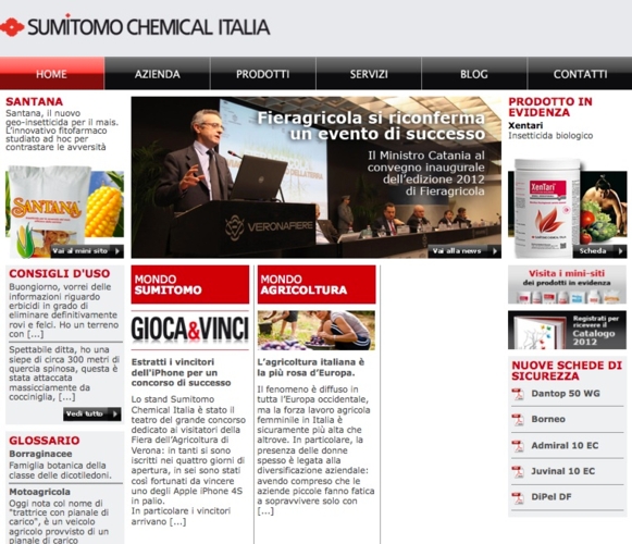 Sumitomo Chemical Italia, il nuovo sito