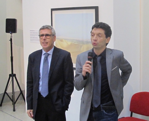 A sinistra Luigi Radaelli, amministratore delegato di Syngenta e a destra Gianluca Galimberti, sindaco di Cremona