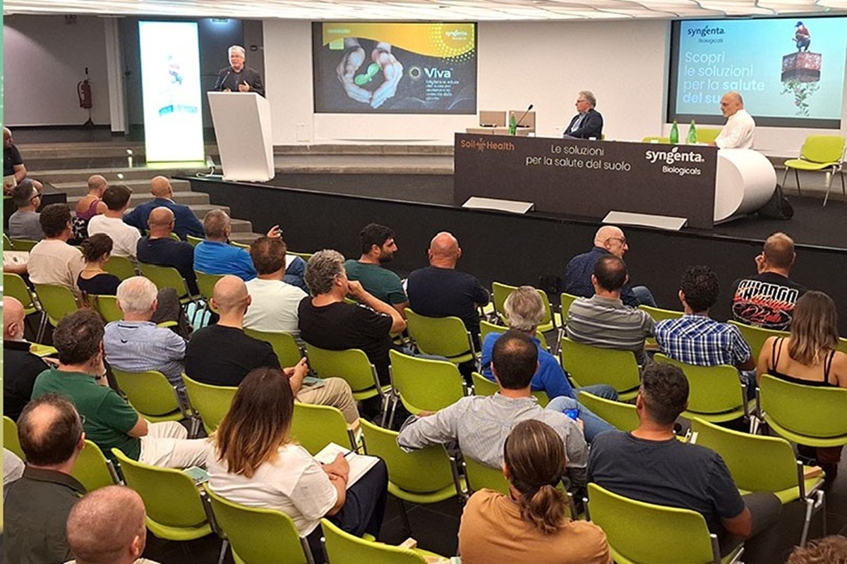 Uno dei momenti di incontro del tour comunicativo di Syngenta Biologicals
