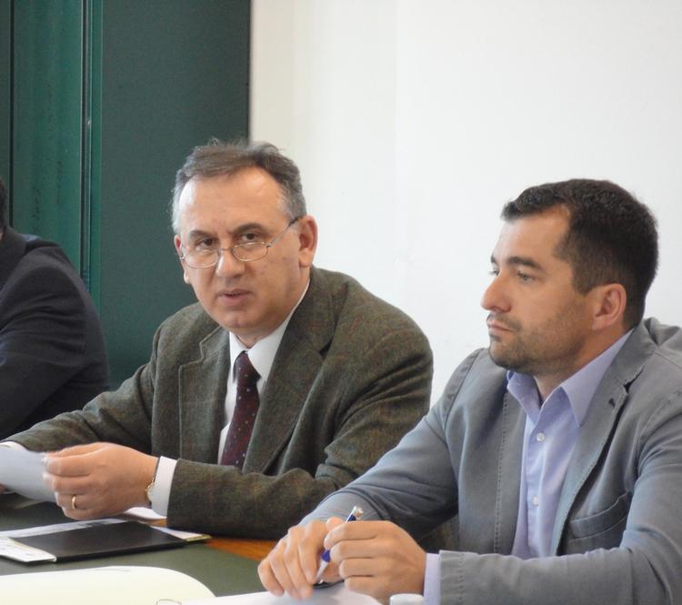 Terremerse, da sinistra: l'amministratore delegato, Gilberto Minguzzi, e il presidente Marco Casalini