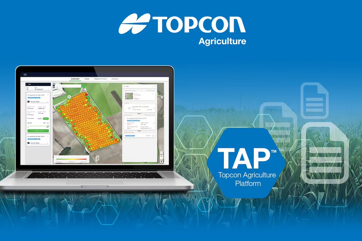 Con Tap di Topcon la raccolta, la gestione e l'elaborazione dei dati è a portata di mano