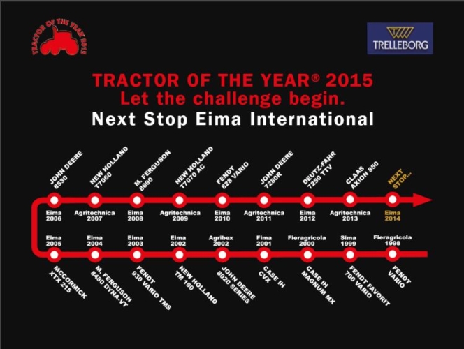 Al via il Tractor of the year 2015
