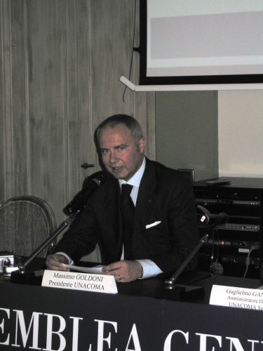 Massimo Goldoni, presidente di Unacoma
