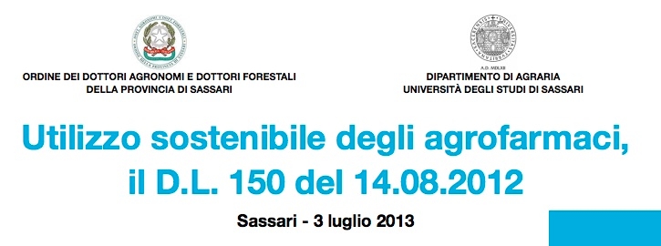 Utilizzo sostenibile degli agrofarmaci, il D.L. 150 del 14.08.2012