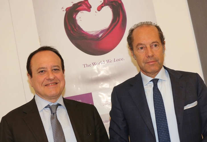 Da sinista: Giovanni Mantovani e Ettore Riello, rispettivamente direttore generale e presidente di Veronafiere