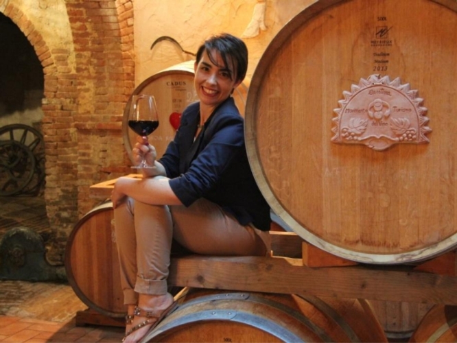 La presidente del movimento del turismo del vino Toscana, Violante Gardini