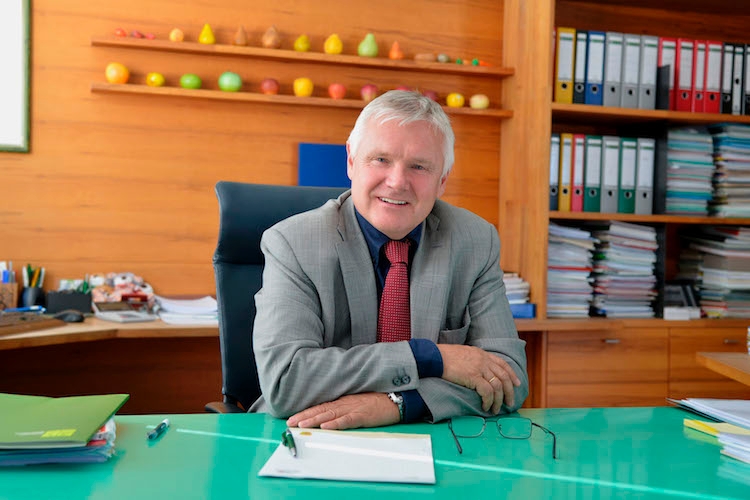 Josef Wielander, direttore di Vip, l’Associazione delle cooperative ortofrutticole della Val Venosta