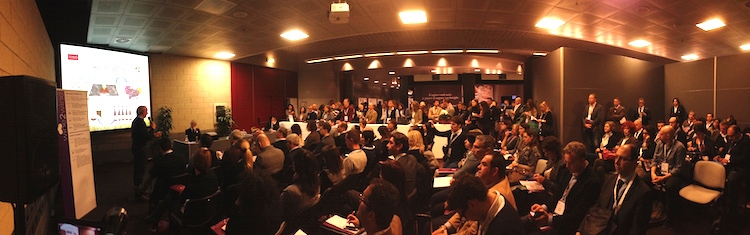 Uno dei workshop organizzati durante la 1a edizione di wine2wine: Vino Libero e il Quaderno di Campagna per la sostenibilità e la rintracciabilità