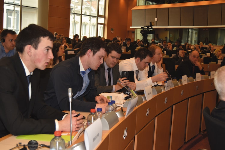 Un momento del terzo Congresso europeo dei giovani agricoltori