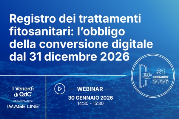 I Venerd&igrave; di QdC<sup>&reg;</sup> - Registro dei trattamenti fitosanitari: l'obbligo della conversione digitale dal 31 dicembre 2026