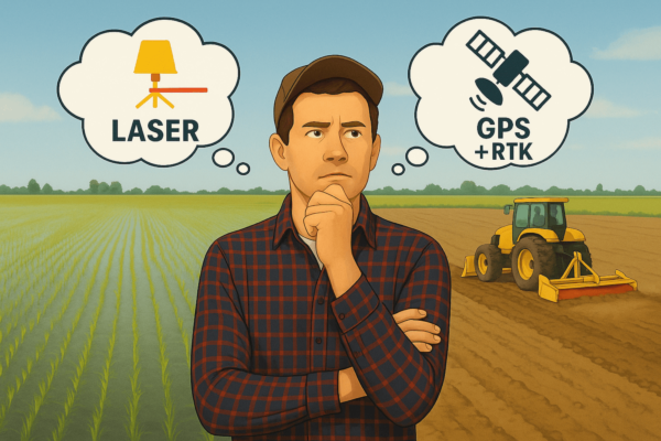 Livellatrici per risaia, meglio laser o Gps?