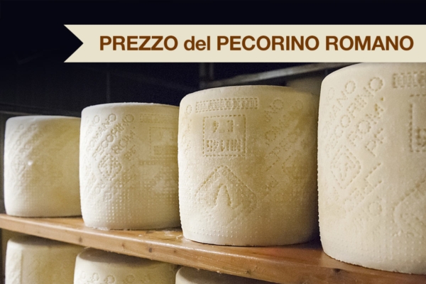 Pecorino Romano, prezzi in calo