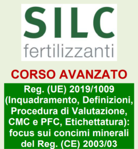 EVENTO ONLINE - Corso avanzato Silc Fertilizzanti Regolamento (Ue) 2019/1009: nuovo appuntamento - le news di Fertilgest sui fertilizzanti