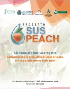 Sus-Peach, razionalizzazione delle risorse per una peschicoltura sostenibile - Plantgest news sulle varietà di piante